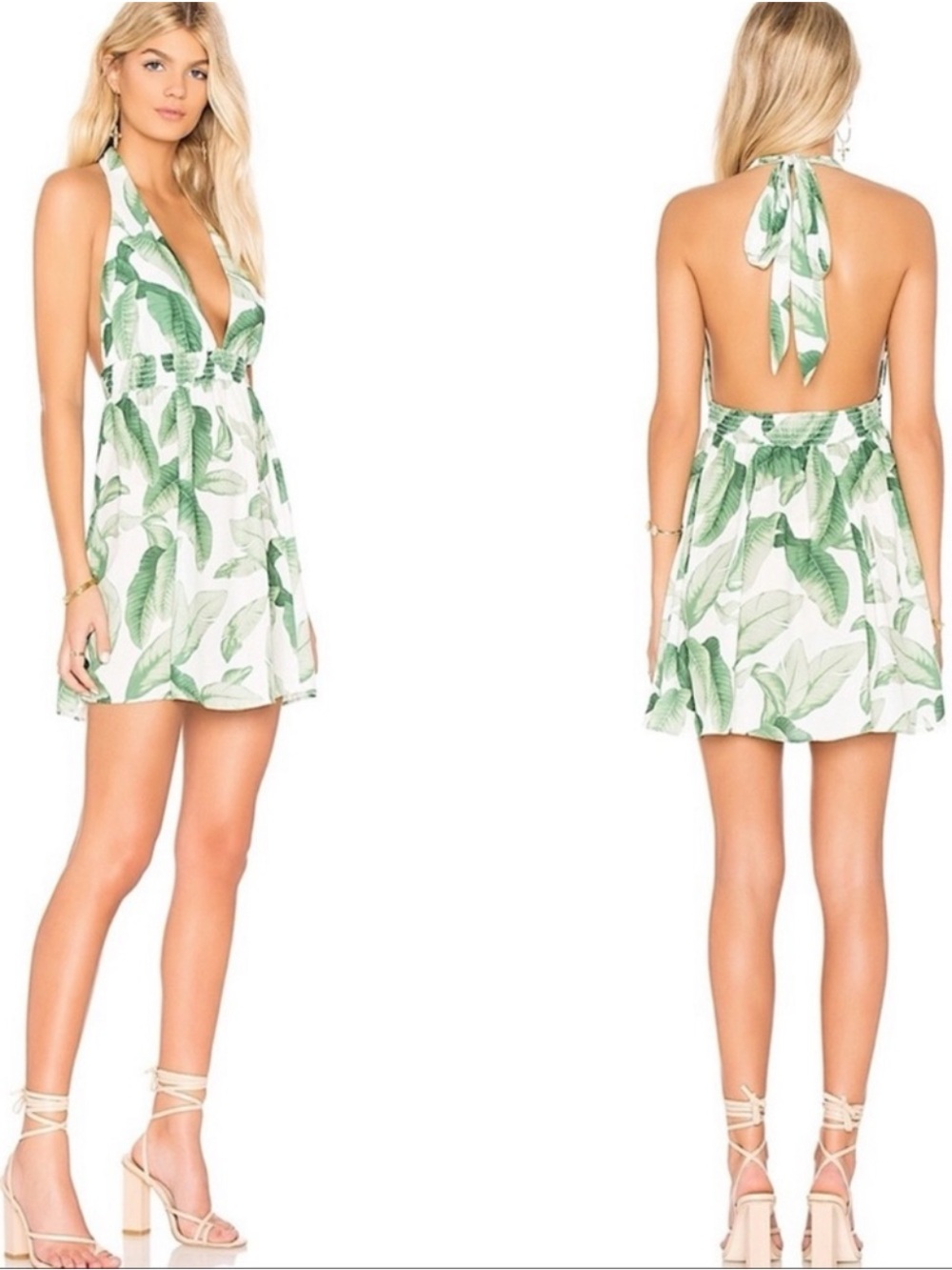 Show me your mumu palmtini mini halter dress